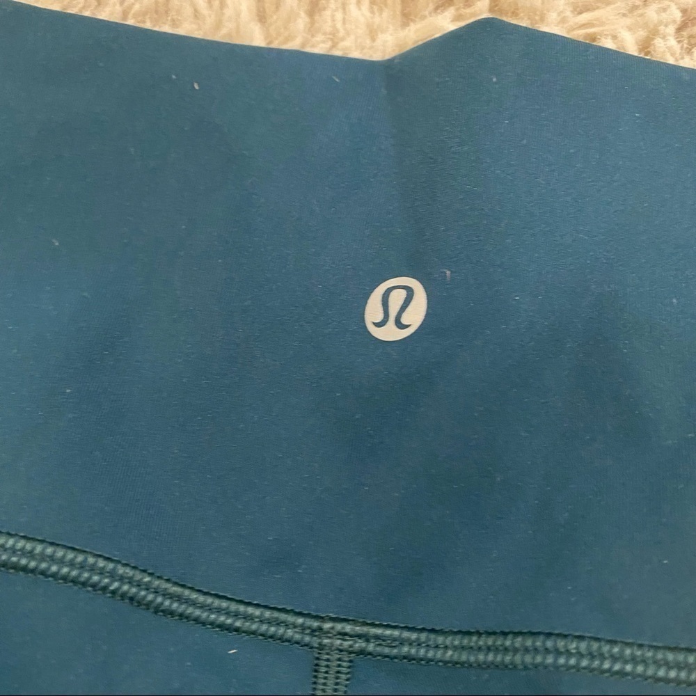Lululemon  Wunder Under HR Tight MESH Design Luxtreme RYEM Green 4 size - Picture 6 of 8